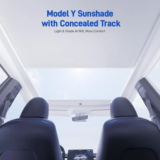 Motor-driven Model Y Sunshade factory
